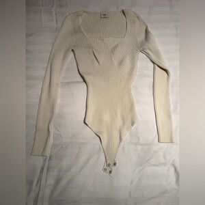 Abercrombie and Fitch Size Small ribbed body suit.